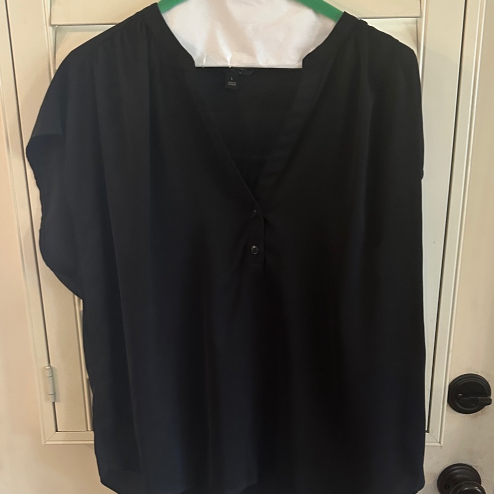 Banana Republic Elegant Black Blouse